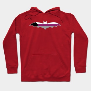 Demisexual Pride Flag: Halloween Bat Hoodie